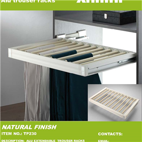 Alu trouser rack