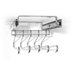 Closet Hardware Cabinet Top Mounted Pull out Trousers Rack (hook)